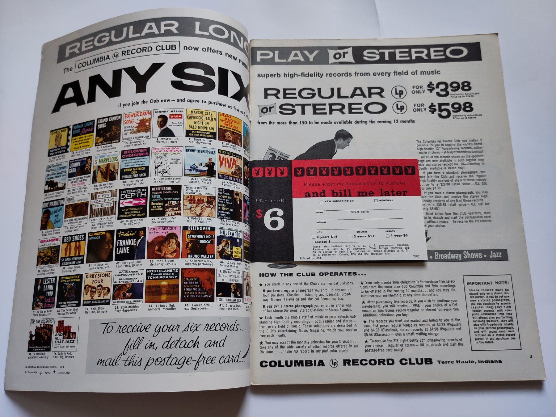 Revues & Magazines: Playboy Magazin September 1959 – D'occasion à Schaffhausen par RolfMeister 1