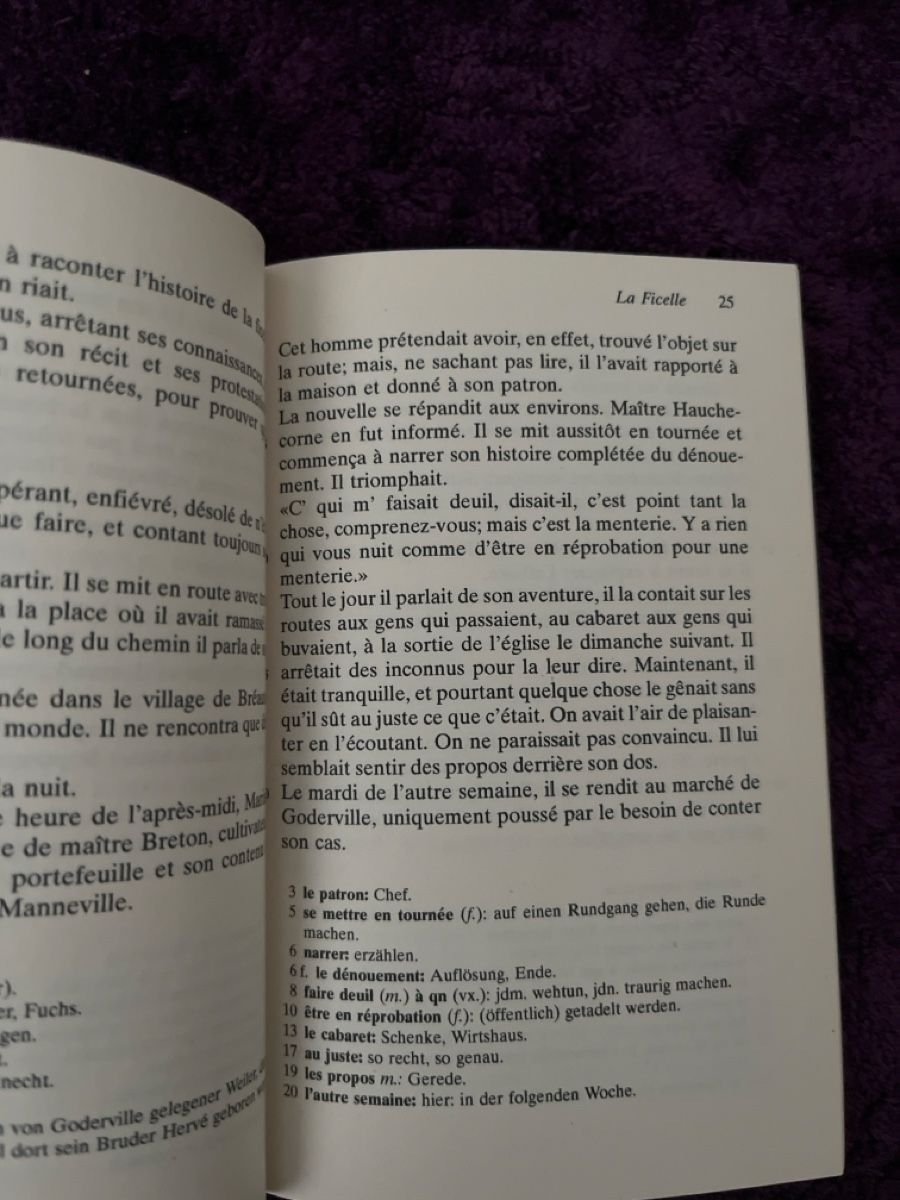 Bücher: Six Contes von Guy de Maupassant – Gebraucht aus Seuzach von i_22 3
