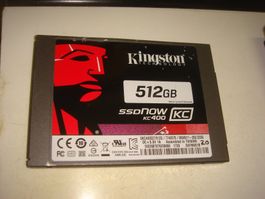 1 stück 512gb ssd. Kingston kc400. Getestet.