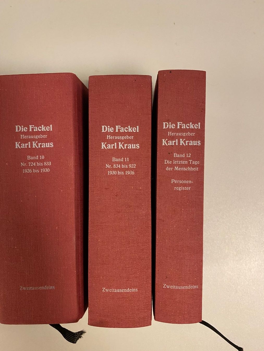 Libri: Die Fackel (Karl Kraus) – Usato da Starrkirch-Wil venduto da UB007 3