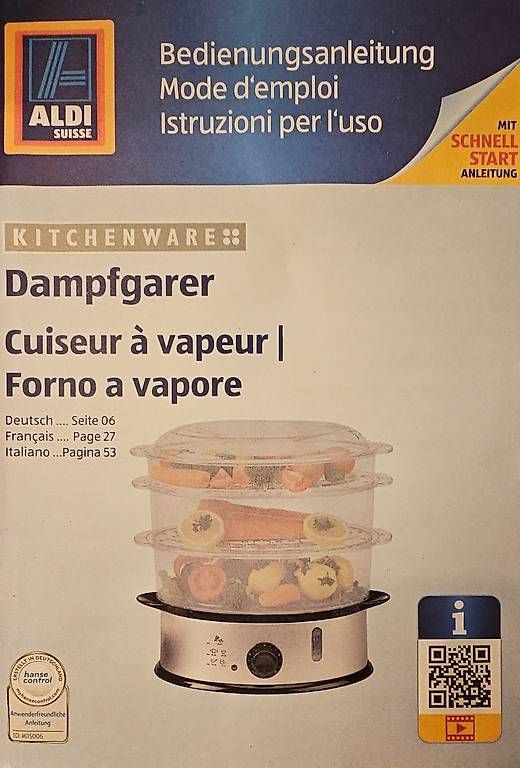 Küchengeräte: Dampfgarer der Marke Kitchenware – Gebraucht aus Münchenbuchsee von DonMartinez 3