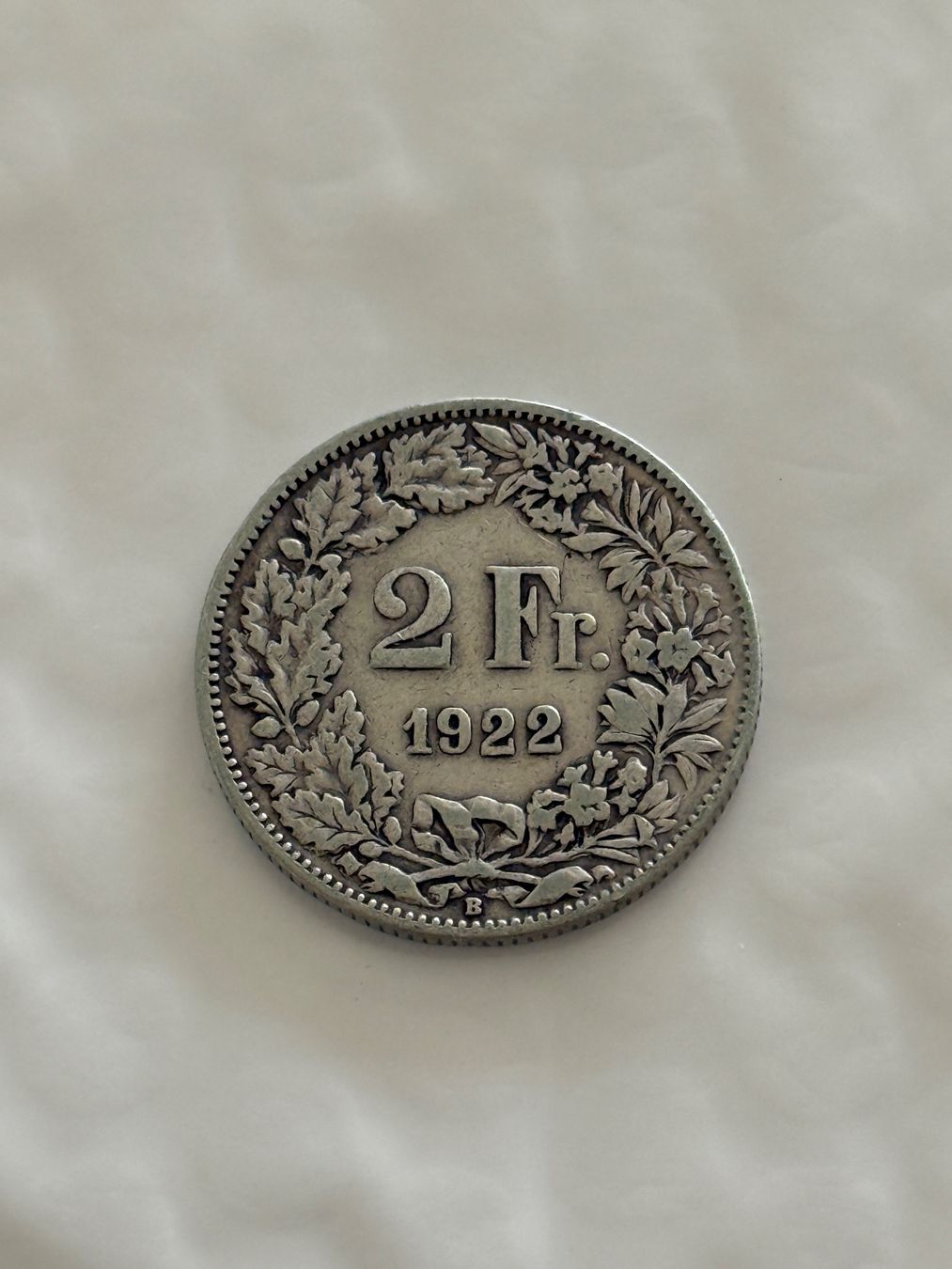 Tutti le monete: 2 Franken 1922  Rar – Usato da Wallisellen venduto da SWISS_SILVER1
