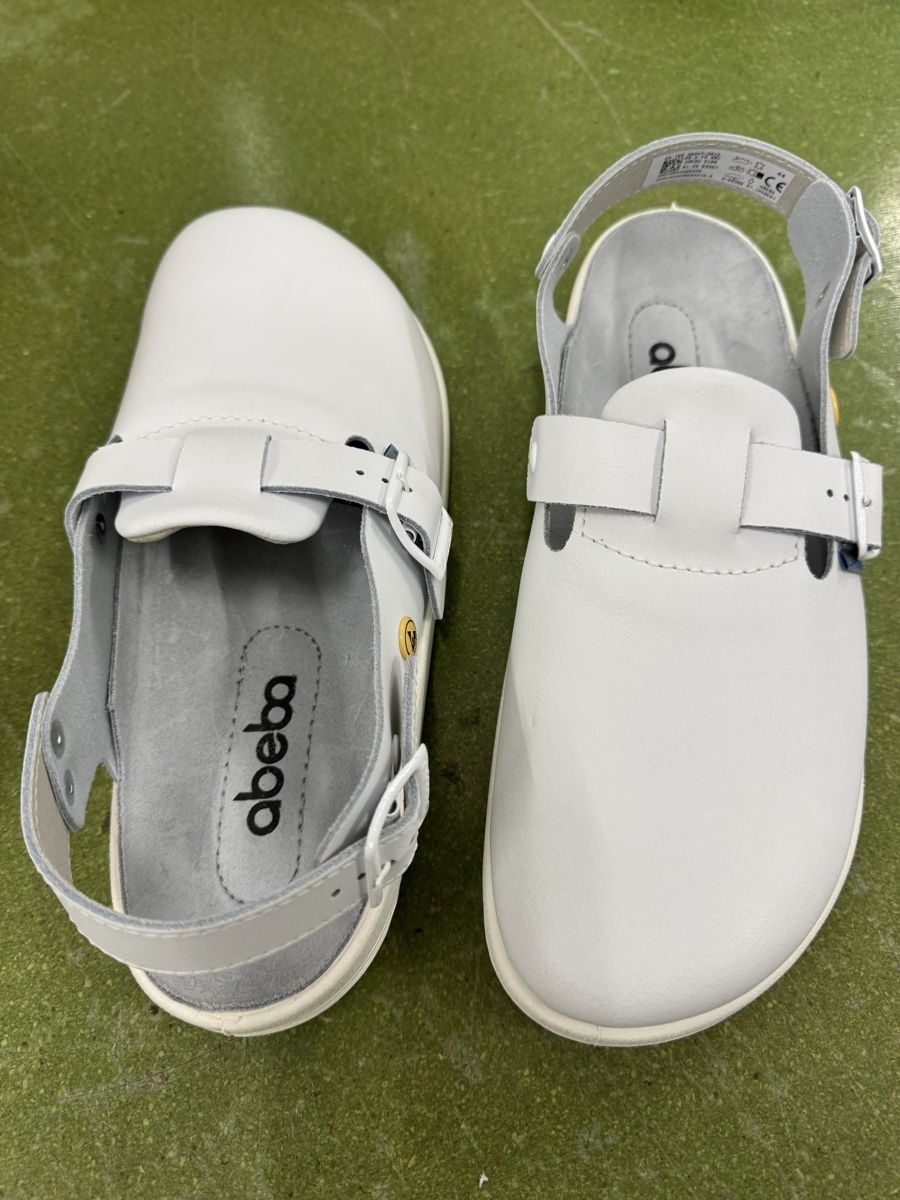 Scarpe da uomo: Abeba Berufsschuhe, weiss, Gr. 44 - Top Zustand! – Nuovo (secondo la descrizione) da Meisterschwanden venduto da tzw43weber 3