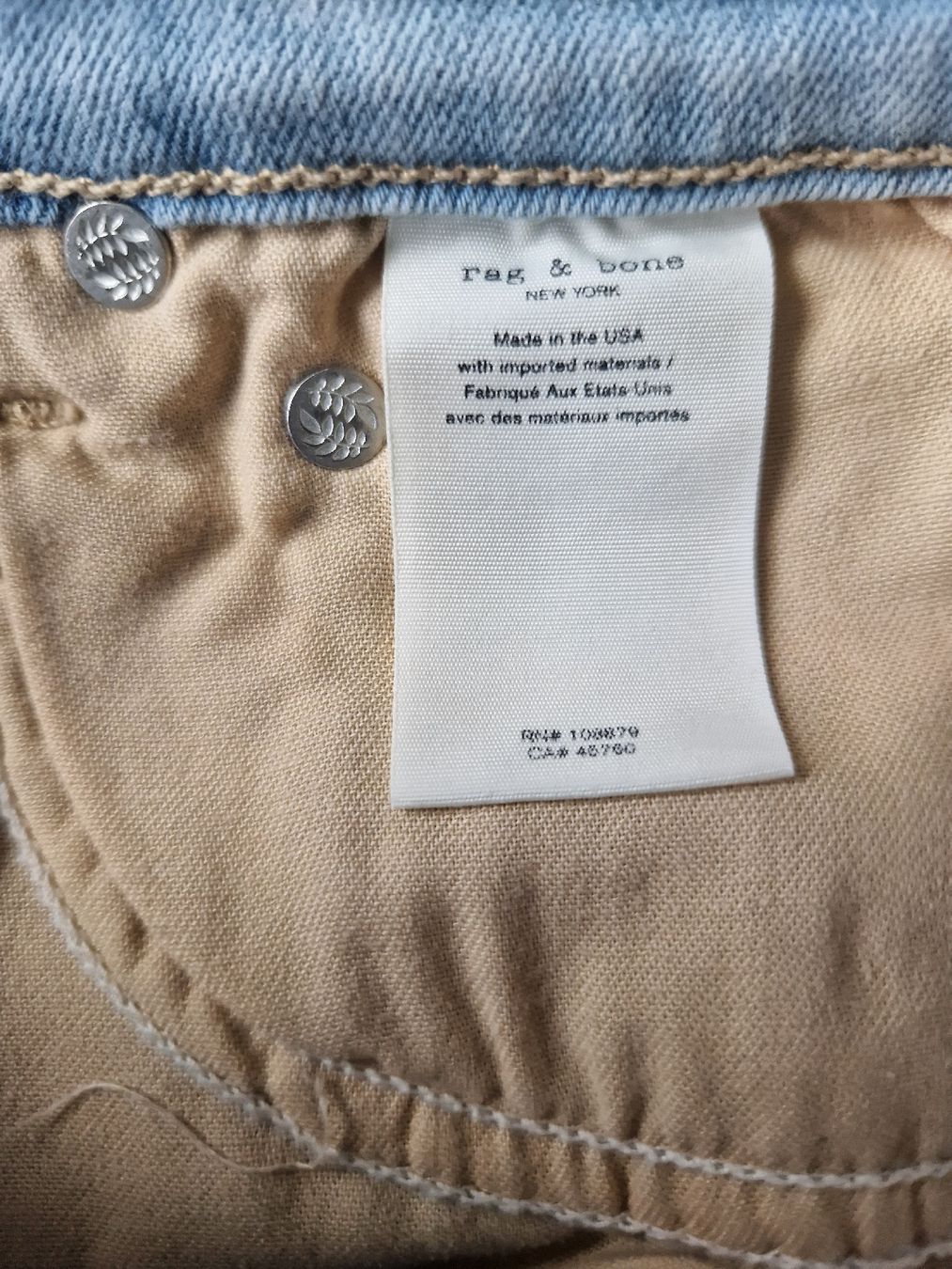 Jeans: Damen Jeans Rag & Bone New York.  Original – Nuovo e nell'imballaggio originale da Arbedo venduto da Gyn 5