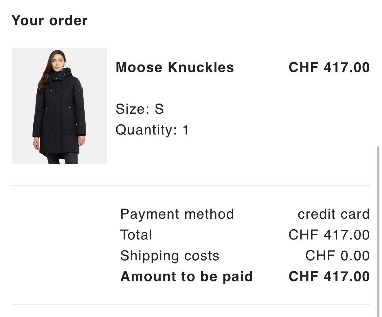 Moose Knuckles Mäntel: Moose Knuckles coat – Gebraucht aus Zürich von mar_zs8r 2