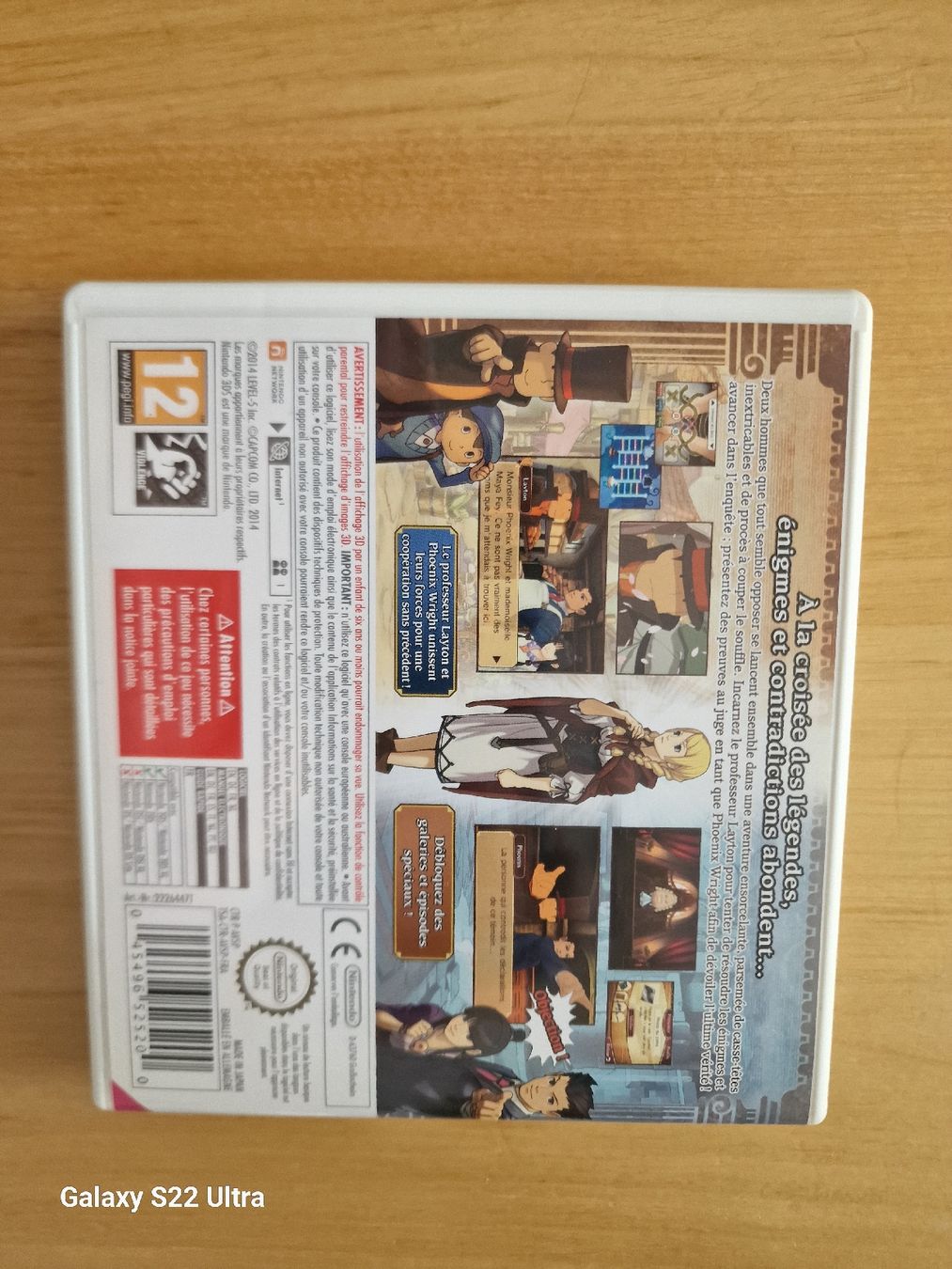 Nintendo Giochi: Professeur Layton vs Phoenix Wright 3DS complet FR   – Nuovo (secondo la descrizione) da Bulle venduto da ned_msw7 1