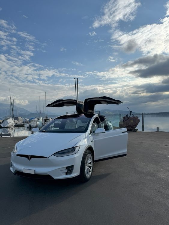 Tesla Model X Weiss