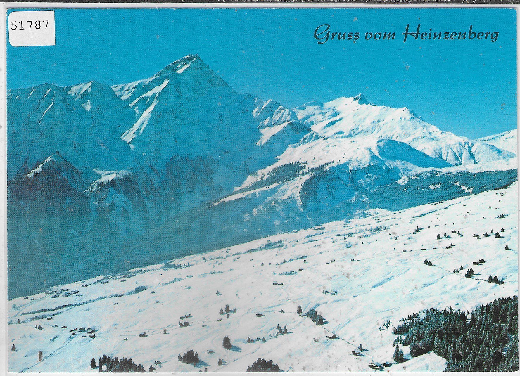 Cartoline postali: Gruss vom Heinzenberg im Winter – Usato da Ettingen venduto da Kartenplanet