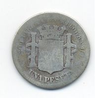 Spanien Peseta 1870 KM#653