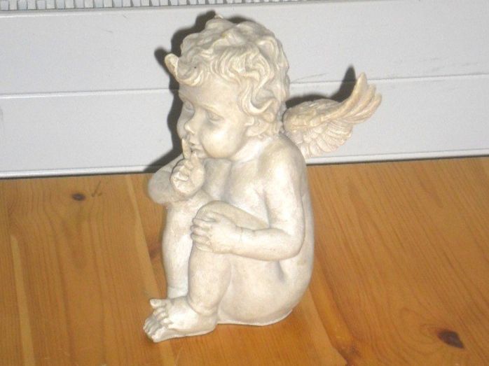 Statuette: Engel - Figur - Sitzend , 21cm – Usato da Büren SO venduto da omsa 3