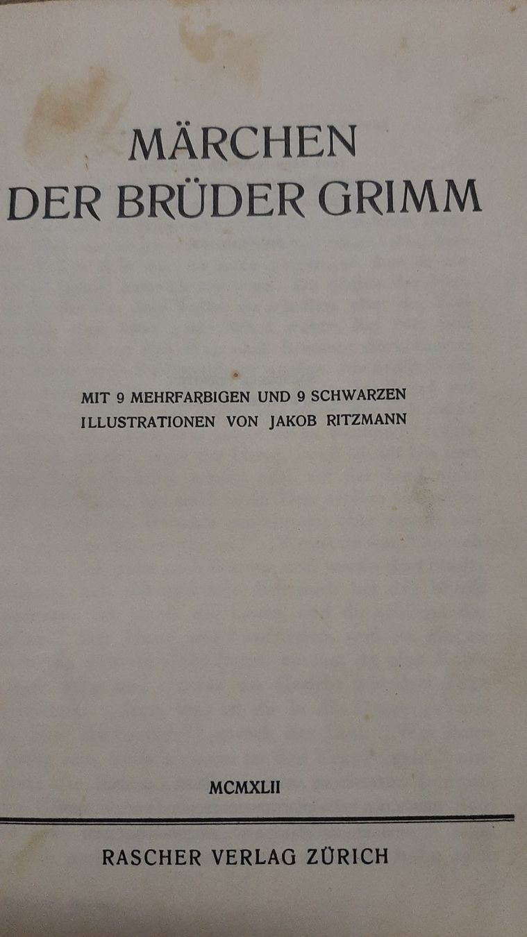Libri: antikes Märchenbuch – Usato da Kriens venduto da honig01 8