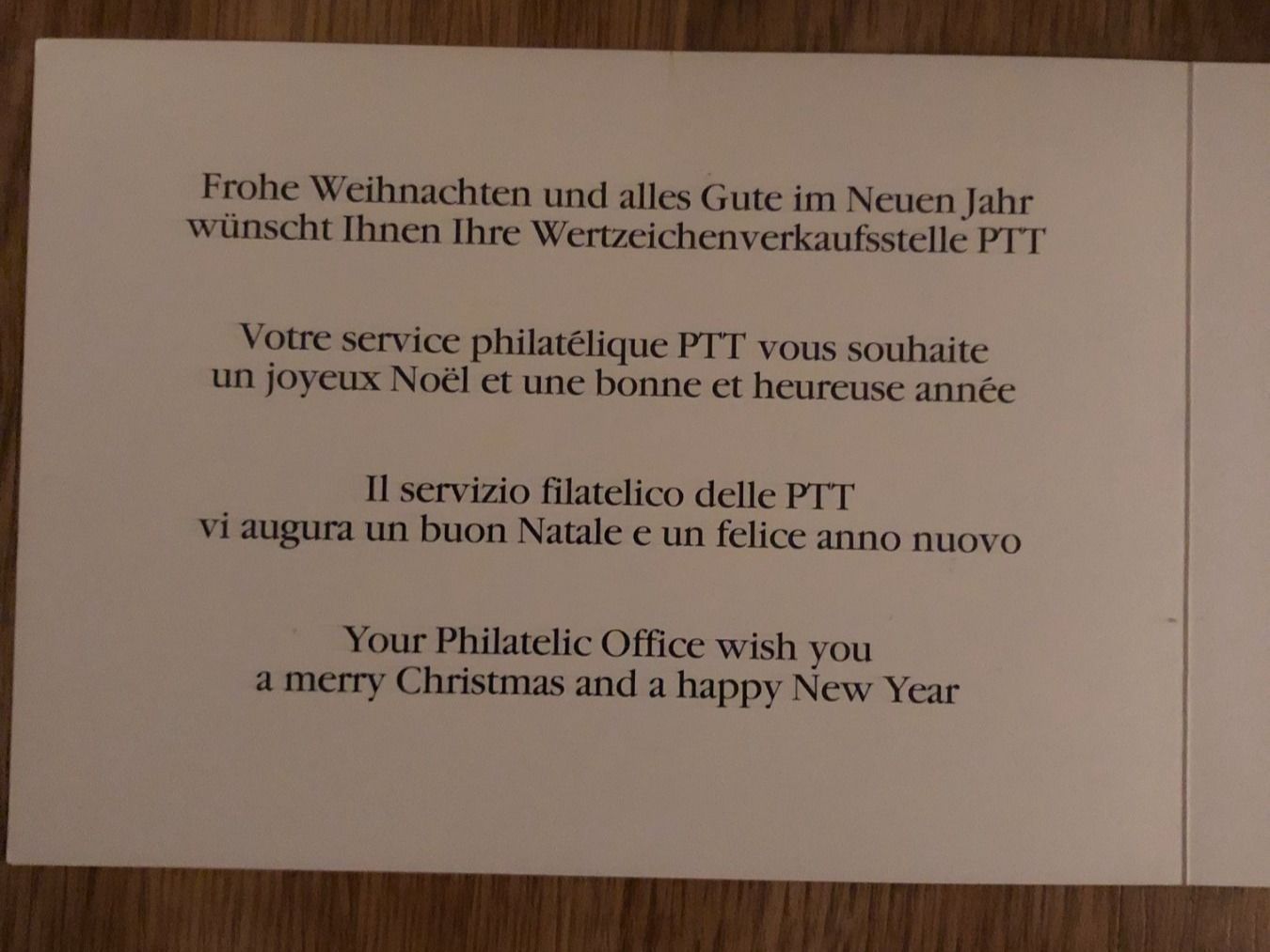 Tutti i francobolli: PTT-Weihnachtskarte 26.11.81, 1A Zustand – Nuovo (secondo la descrizione) da Landquart venduto da interesse63 3