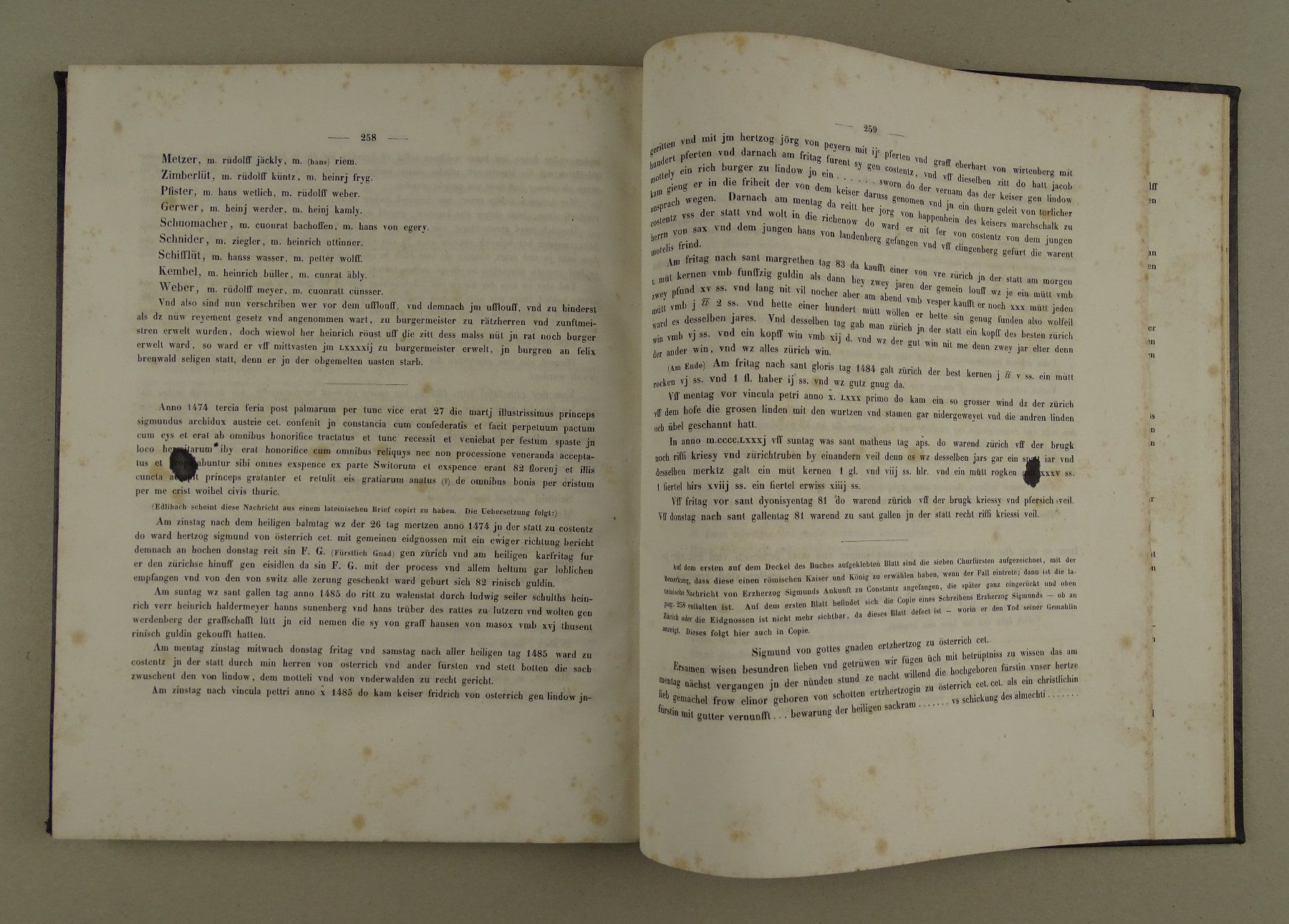 Libri: GEROLD EDLIBACH’S CHRONIK 1847 – Usato da Grüningen venduto da Kartensammler 5