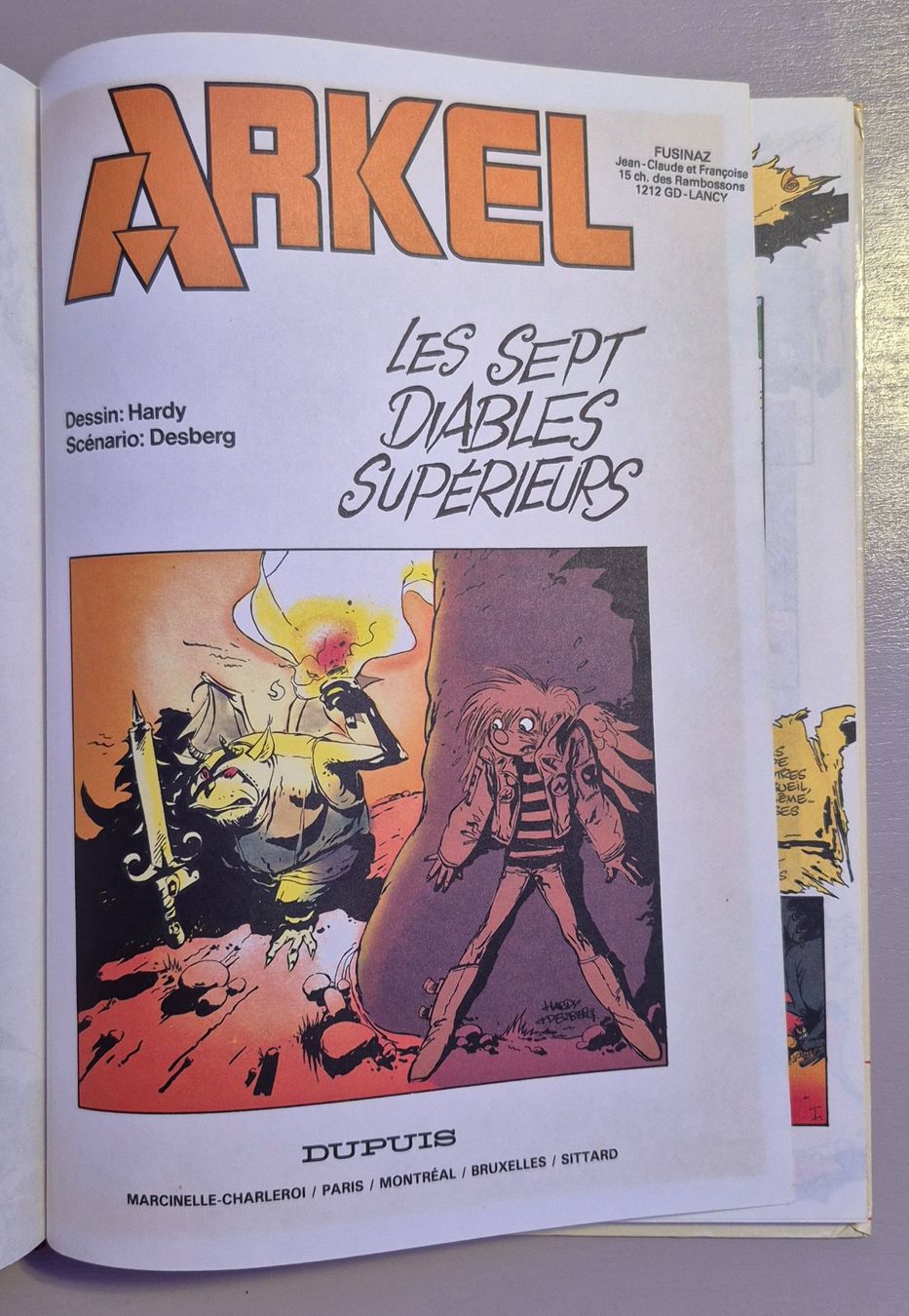 Fumetti: Arkel - Les Sept Diables Supérieurs - BD édition originale – Usato da Grand-Lancy venduto da loi_599y 4