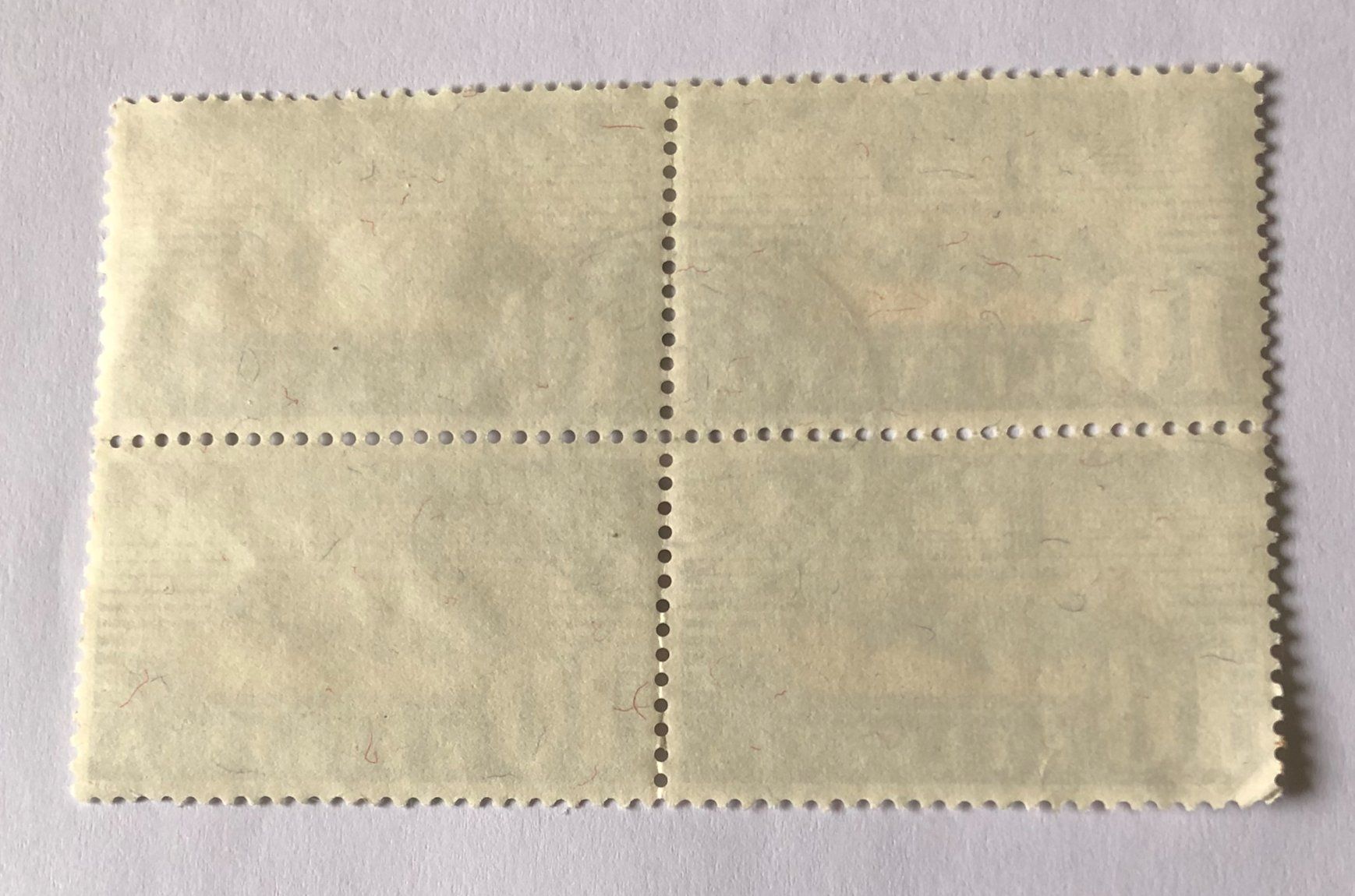 Tutti i francobolli: 4er Block  mit Stempel  1937 Automobilpostbureau   – Usato da Aarau venduto da Billa007 1