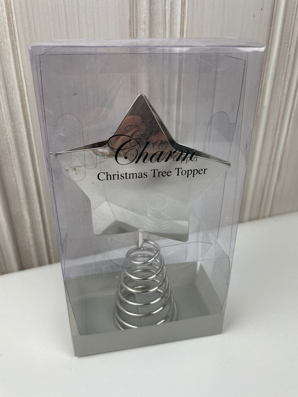 Tutte le decorazioni: Weihnachtsbaumspitze Stern Silber - Tischdeko – Nuovo e nell'imballaggio originale da Wängi venduto da LiqKojote