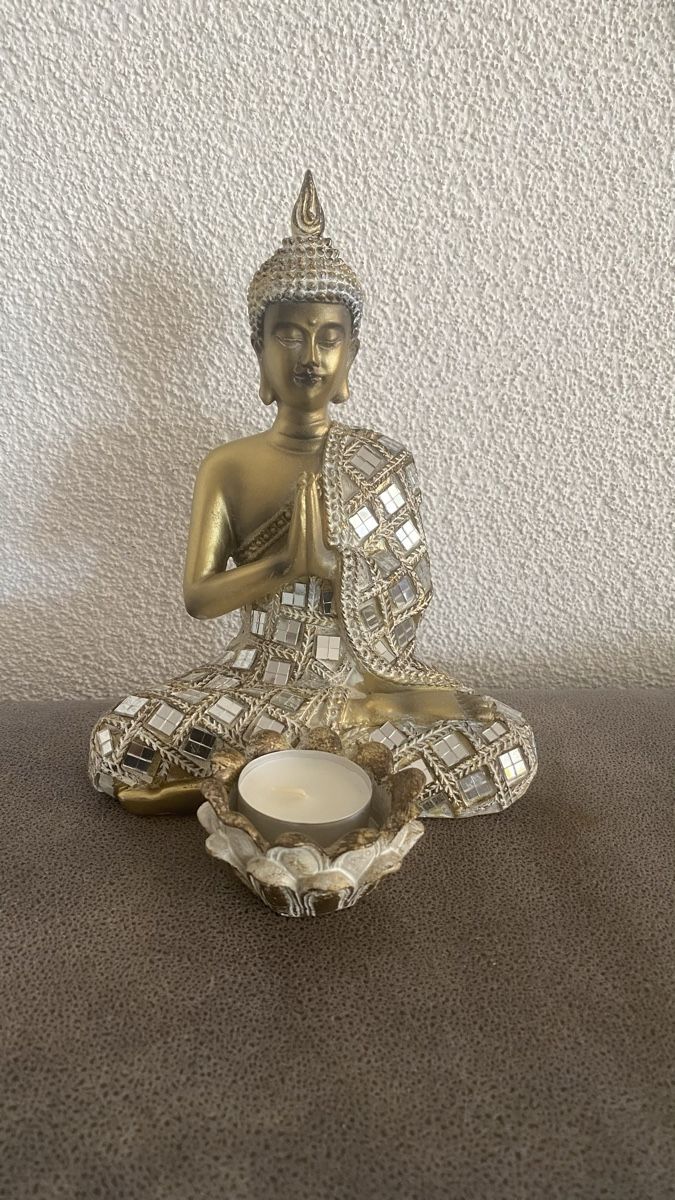 Figurines: Buddha Kerzenhalter Deko Figur – D'occasion à Zürich par Timi80