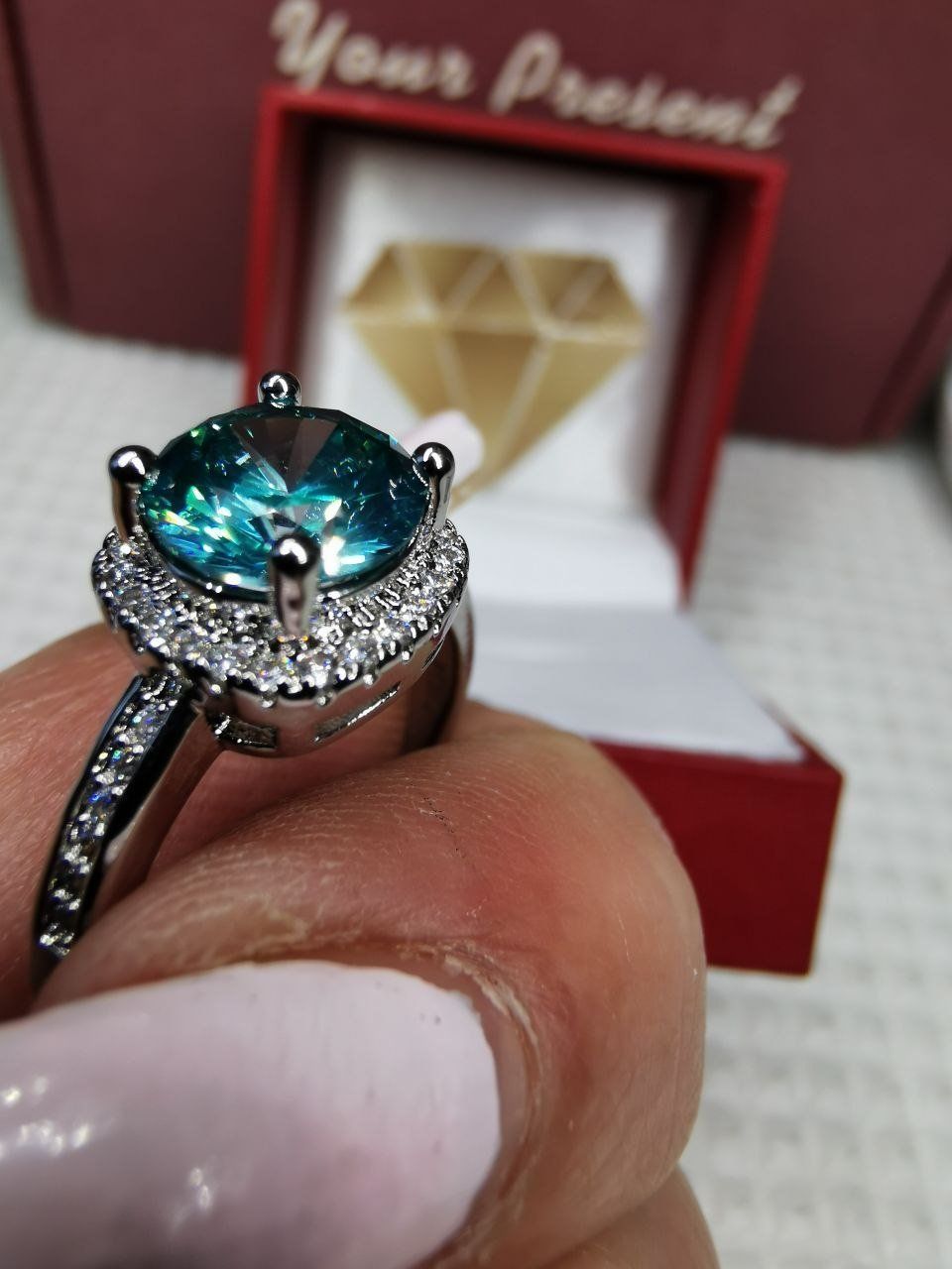 Anelli: Bague avec zircons – Nuovo e nell'imballaggio originale da Reconvilier venduto da Tsma67 2