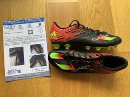Original unterschriebene Lionel Messi Fussballschuhe mit COA