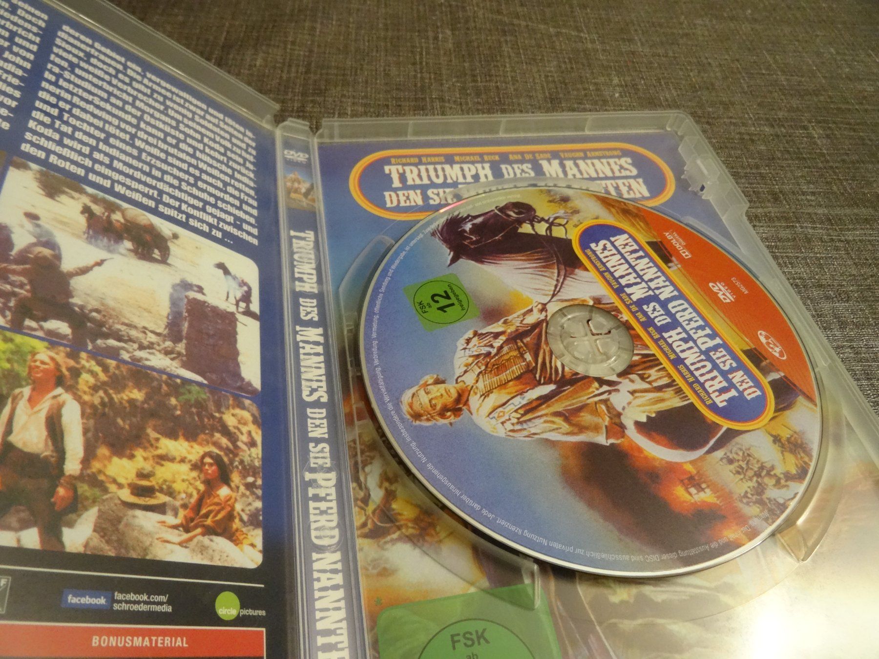 Alle DVDs: DVD Triumph des Mannes, den sie Pferd nannten – Gebraucht aus Olten von Disc-Verkauf 1