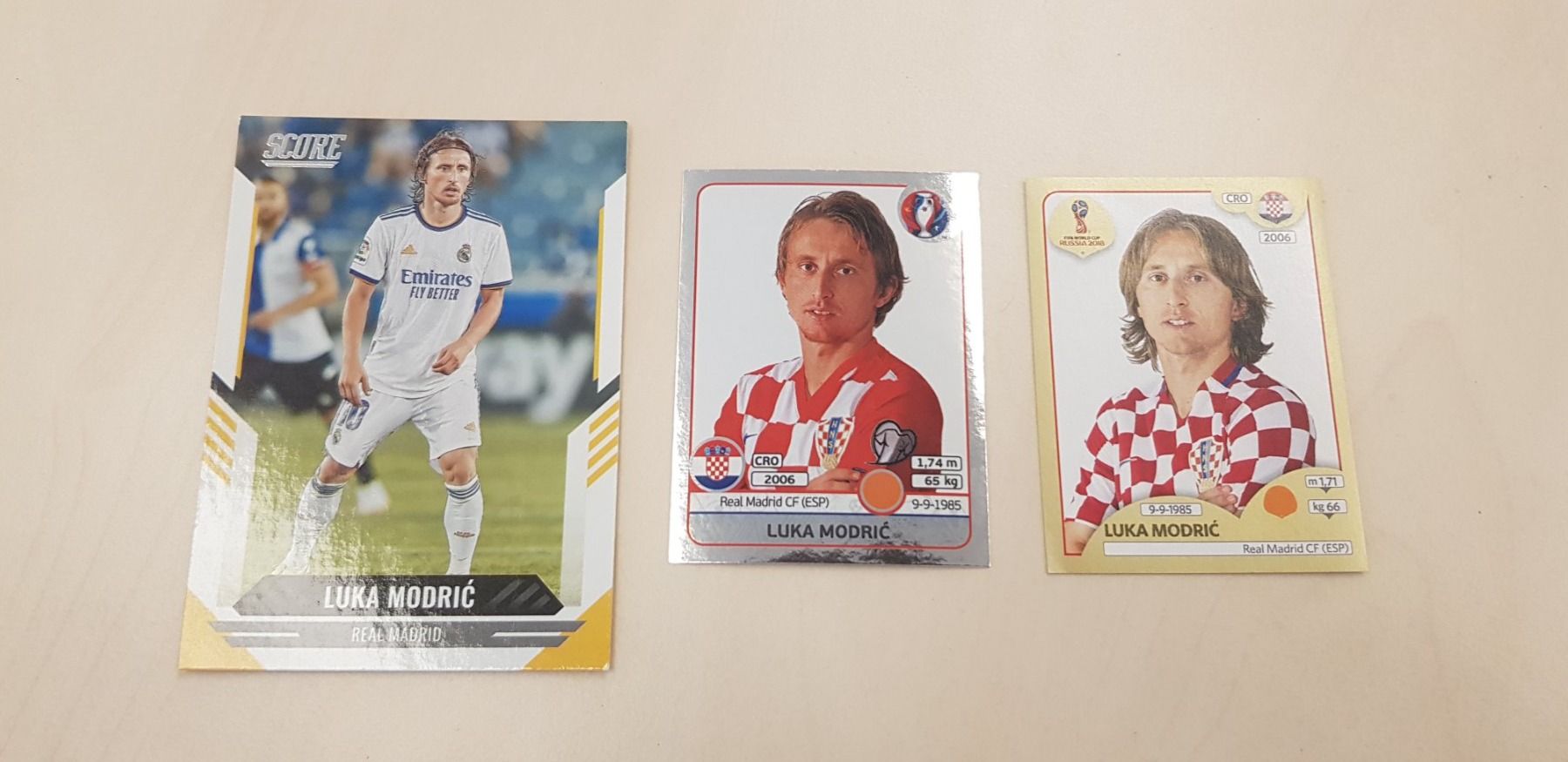 Panini Cartes à collectionner: 3 x Panini Sticker LUKA MODRIC – D'occasion à Nürensdorf par spartacus64