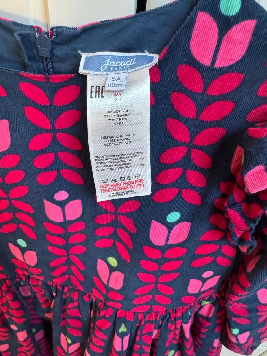 Jacadi Vestiti & Gonne: Jacadi Kleid, Cord, Gr. 110 – Usato da Zürich venduto da nabisco 2