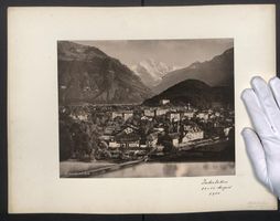 Fotografie Interlaken, Blick auf den Ort