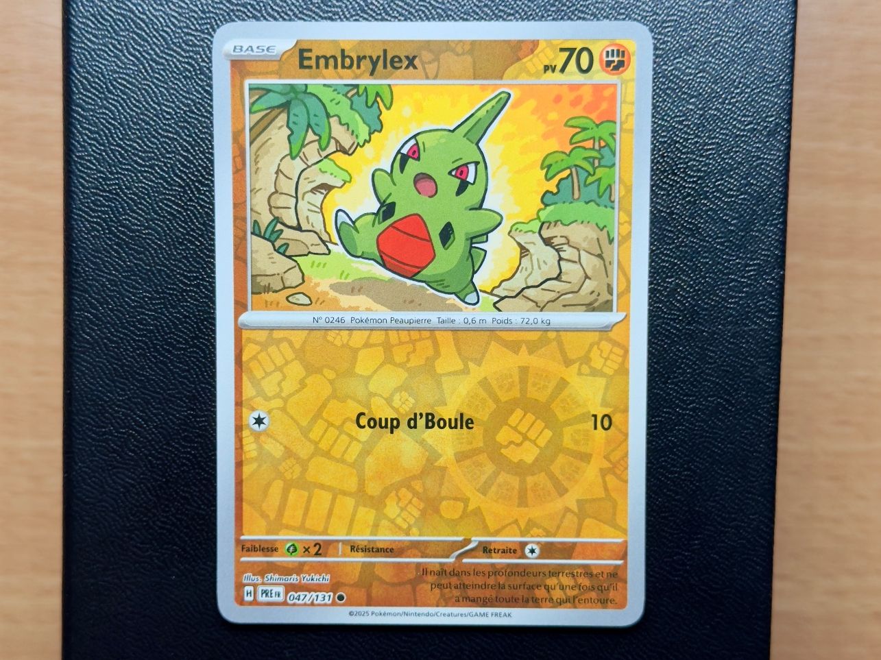 Pokémon Carte collezionabili: Embrylex REVERSE (047/131) Évolutions Prismatiques PRE FR – Usato da Chézard-St-Martin venduto da Kro_Cards