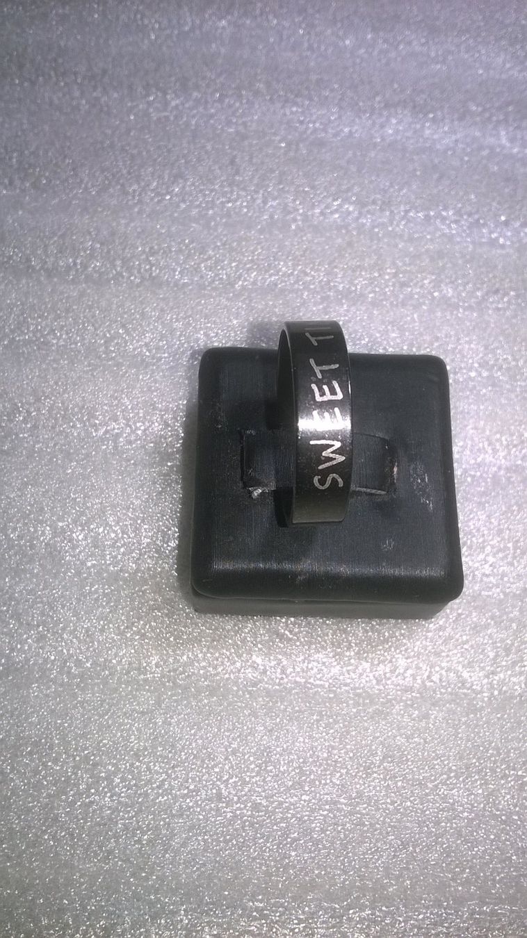 Ringe: RING EDELSTHAL,,MIT SWEET TIME IST GESCHRIEBEN – Neu (gemäss Beschreibung) aus Basel von bijoutrie_4 3