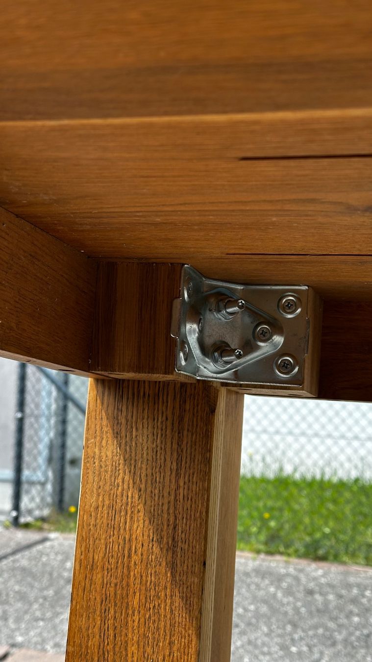 Tables: Esstisch Eich massiv, Vintage-Style – D'occasion à Therwil par stega02 3