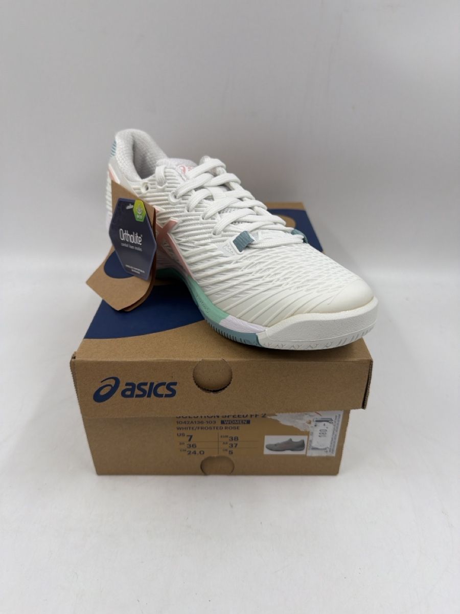 Asics Scarpe da donna: Asics Tennisschuhe Solution Speed FF 2, Gr. 38 Neu! – Nuovo e nell'imballaggio originale da Sirnach venduto da Fkobi