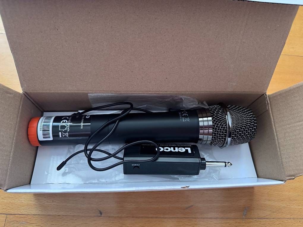 Microfoni: Lenco Wireless Microphone w/Receiver 6.3mm Connector Used 1X – Usato da Zürich venduto da rob_b9v6 2