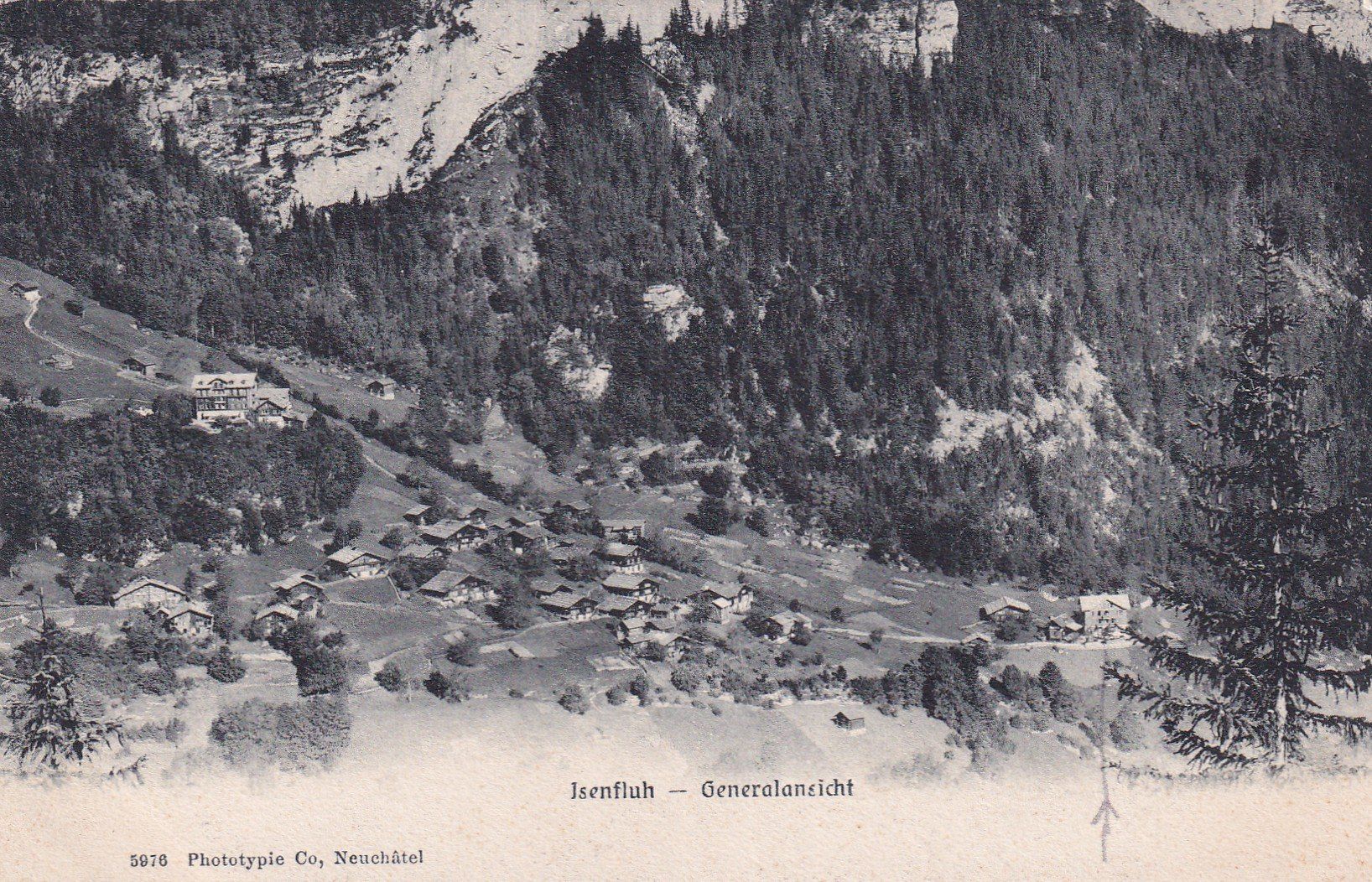 Cartoline postali: Isenfluh - Generalansicht 1911 – Usato da Cormoret venduto da Pascalll2001