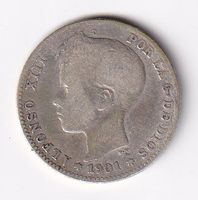 Spanien 1 peseta 1901