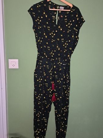Alprausch Jumpsuit Gr. 36, Blumenmuster - Sommer Look!