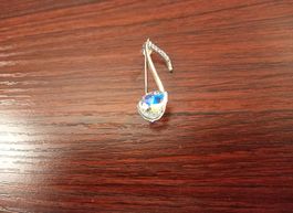 5x Strass Musiknoten Brosche / Broche Note de Musique