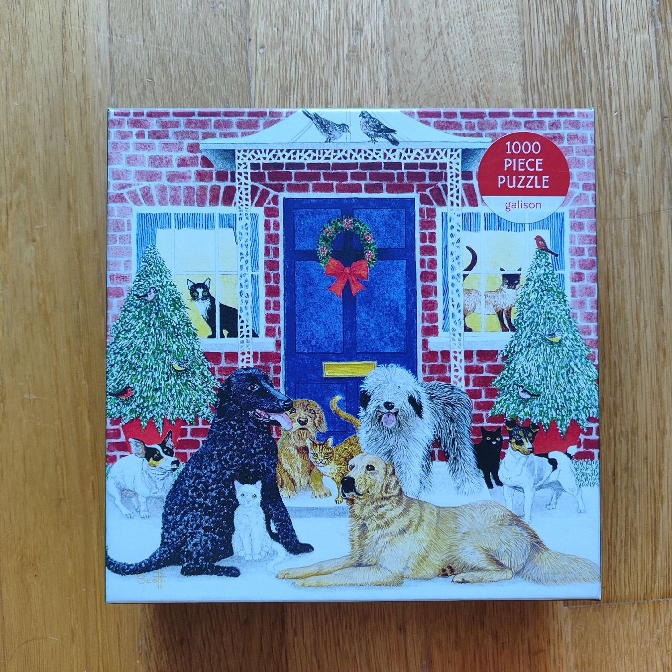 Puzzle: Galison Puzzle 1000 Christmas Cottage – Usato da Illnau venduto da iwo_jyy5 3