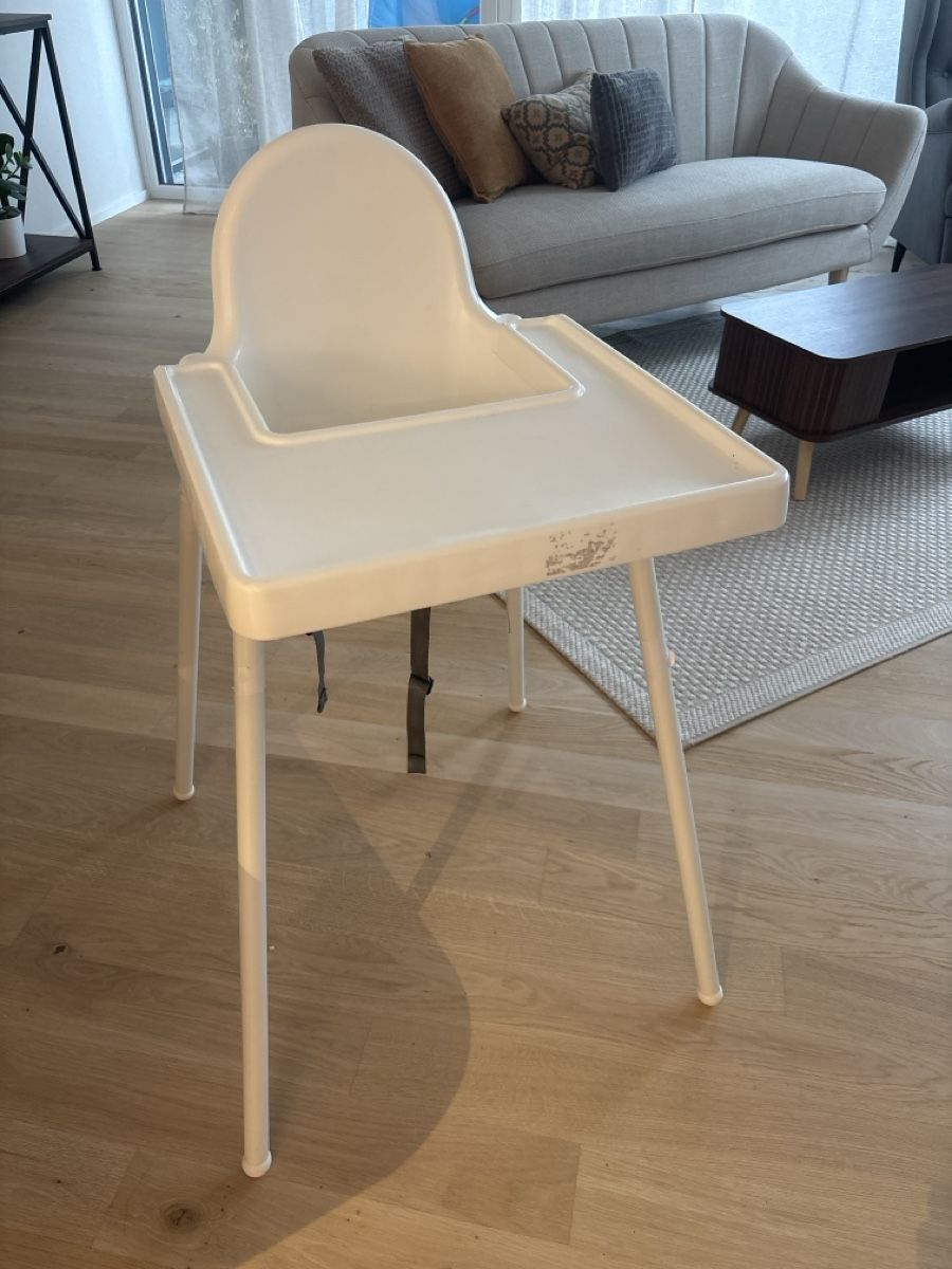 Ikea Hochstühle: Kinderhochstuhl mit Tablett, weiß/weiß – Gebraucht aus Neuhausen am Rheinfall von LTomk 1