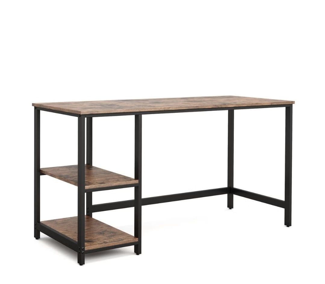 Scrivanie: Rustic Brown & Black Metal Desk - Vasagle – Usato da Lausanne venduto da lmq_fsb5