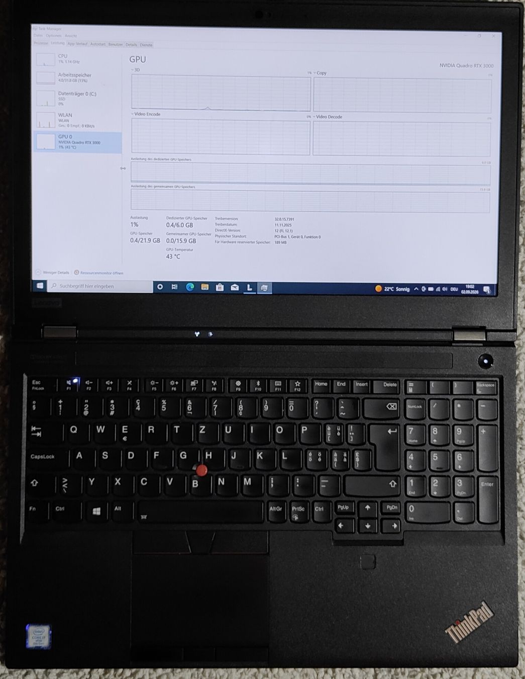 Lenovo Notebook: Lenovo Power Laptop mit Nvidia RTX – Usato da Goldach venduto da SellerLeno