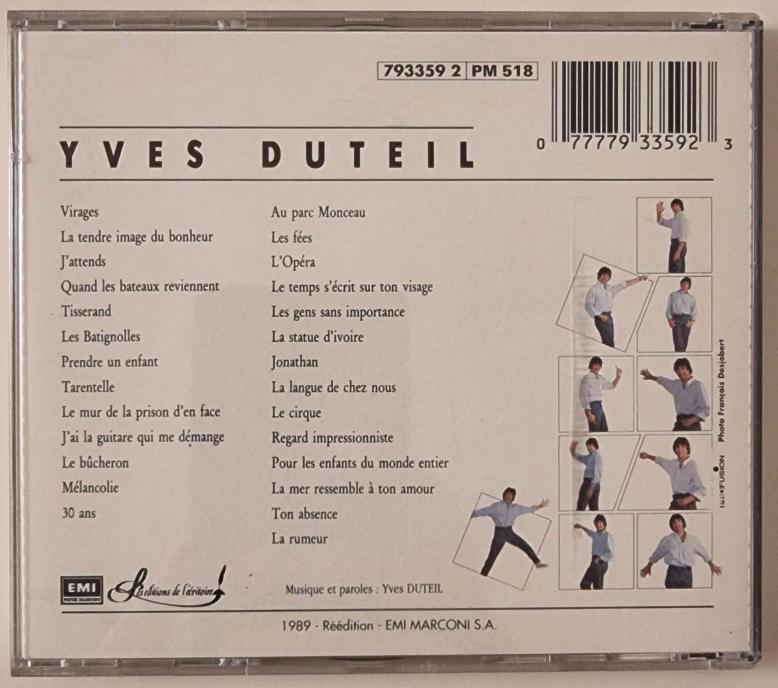CD: Yves Duteil - Vos Préférences... - CD – Usato da La Tour-de-Peilz venduto da Resize 1