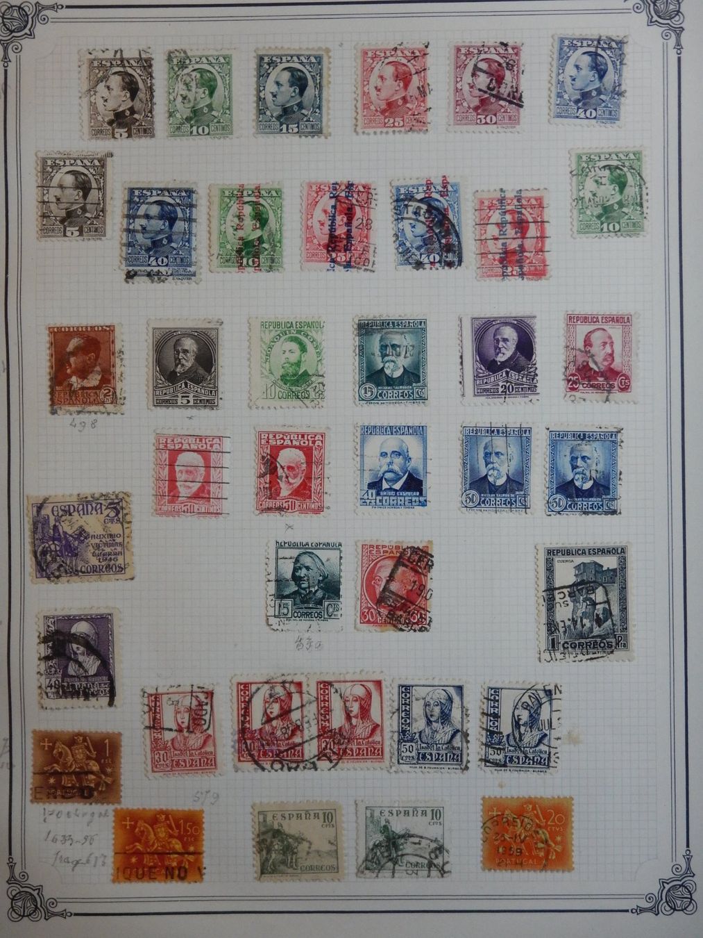 Alle Briefmarken: Spanien Sammlung ab Klassik – Gebraucht aus Zürich von Muehlekauf 2