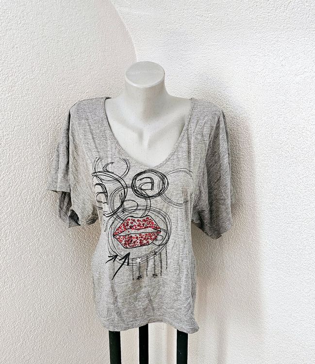 Desigual Top Thine In Love 21SWTKDU Bunt Regular Fit