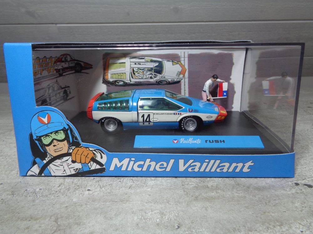 Altaya 1:43 Michel Vaillant Diorama Vaillante Rush 2