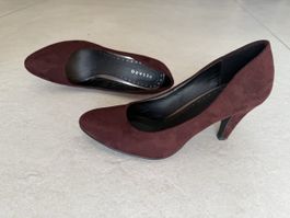 Elegante PESARO Pumps, bordeauxrot, Gr. 39