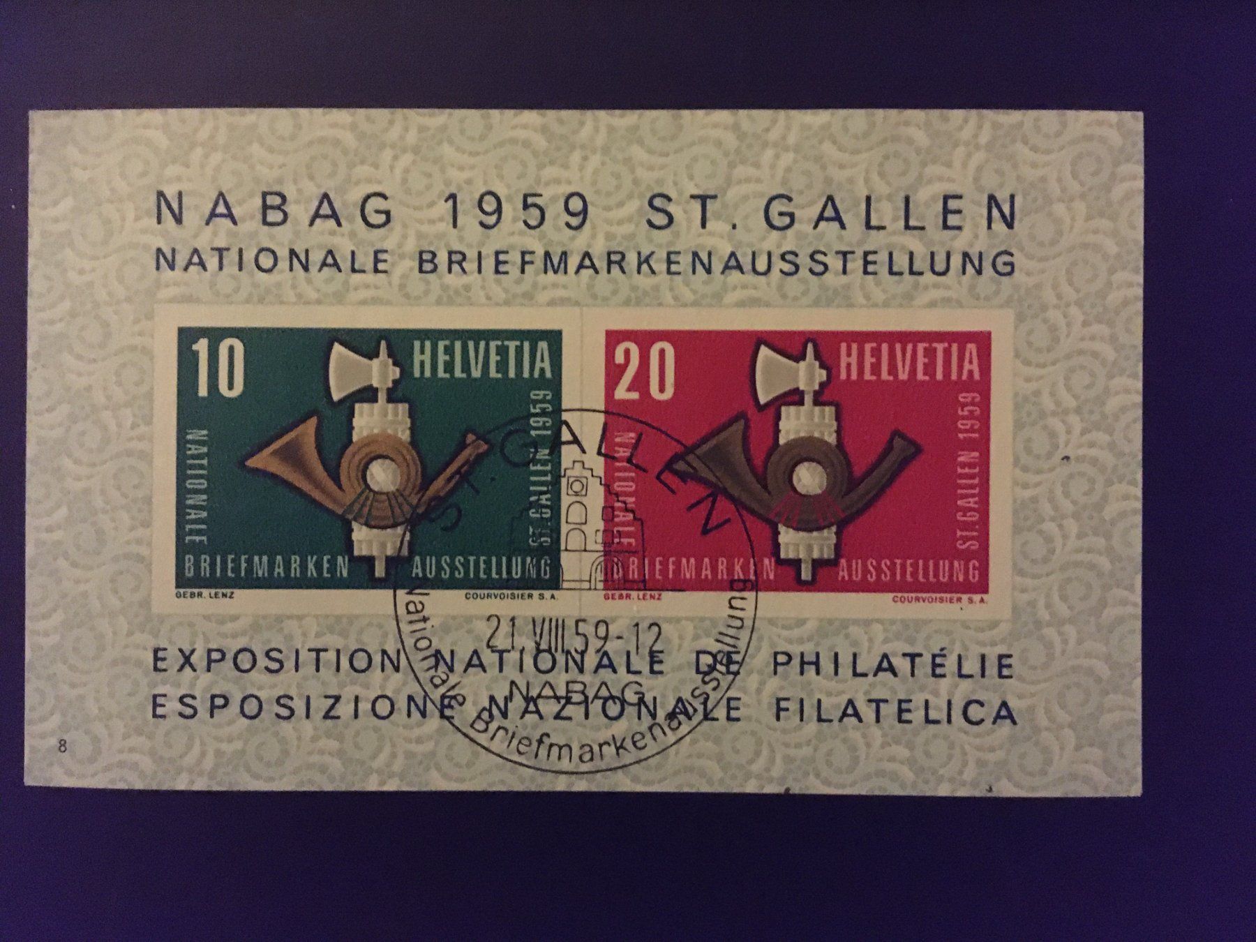Tutti i francobolli: Lot Nabag Block 1959 – Usato da Nesslau venduto da andi_hon 2