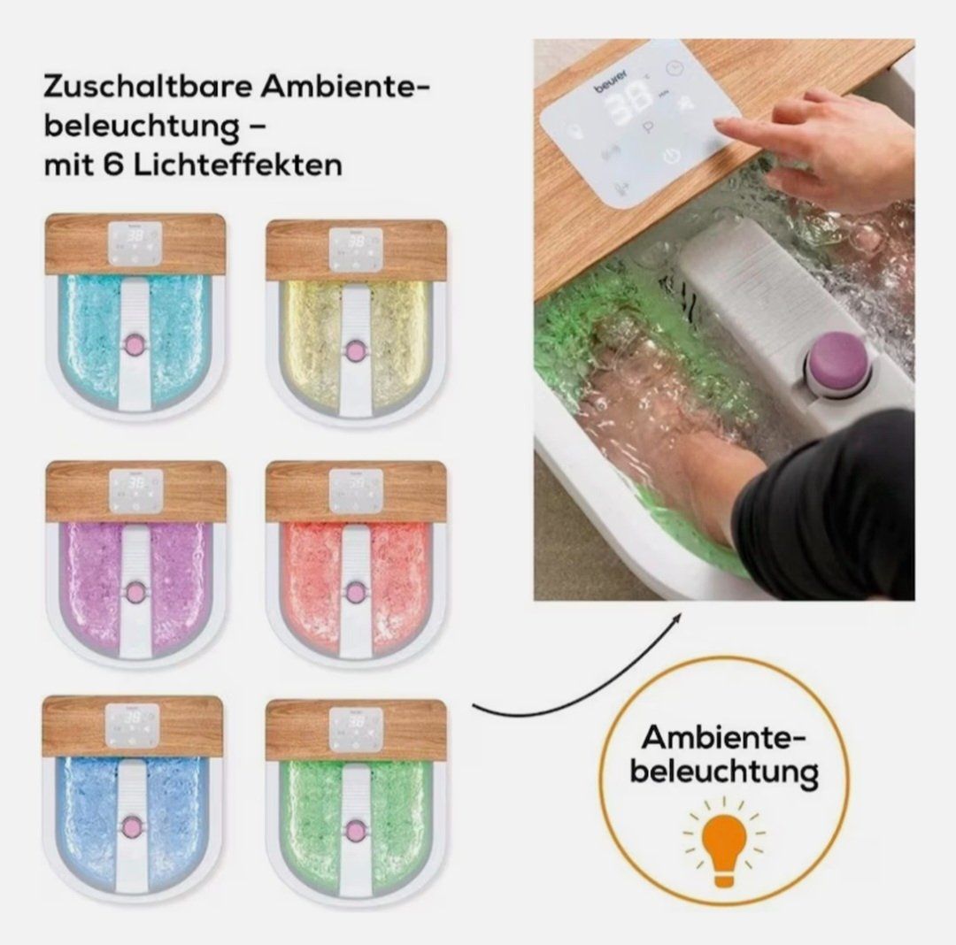 Beurer Dispositivi per massaggi: Fuss Massagegerät Wasserbad Beurer FB 65 – Usato da Root venduto da AtschyFragrance 1