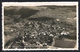 AK Moudon, Vue prise d'Avion