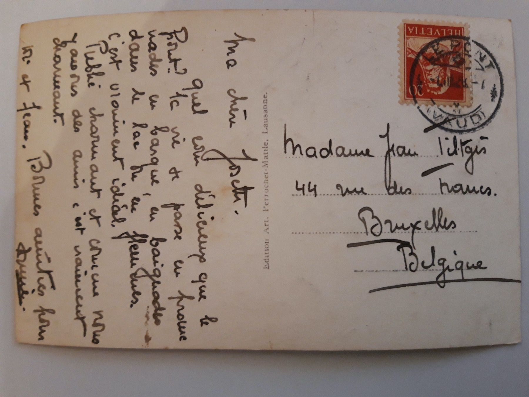 Cartoline postali: Le Pont Grand Hotel – Usato da Sargans venduto da nicsam1815 1