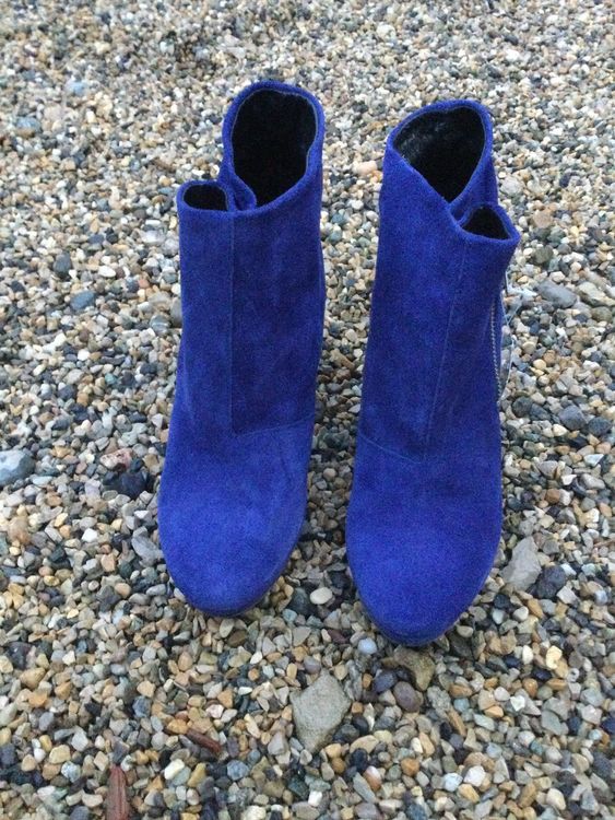 Bottines cheap bleu roi